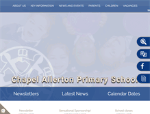 Tablet Screenshot of chapelallertonprimary.co.uk